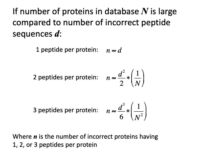protein error equations